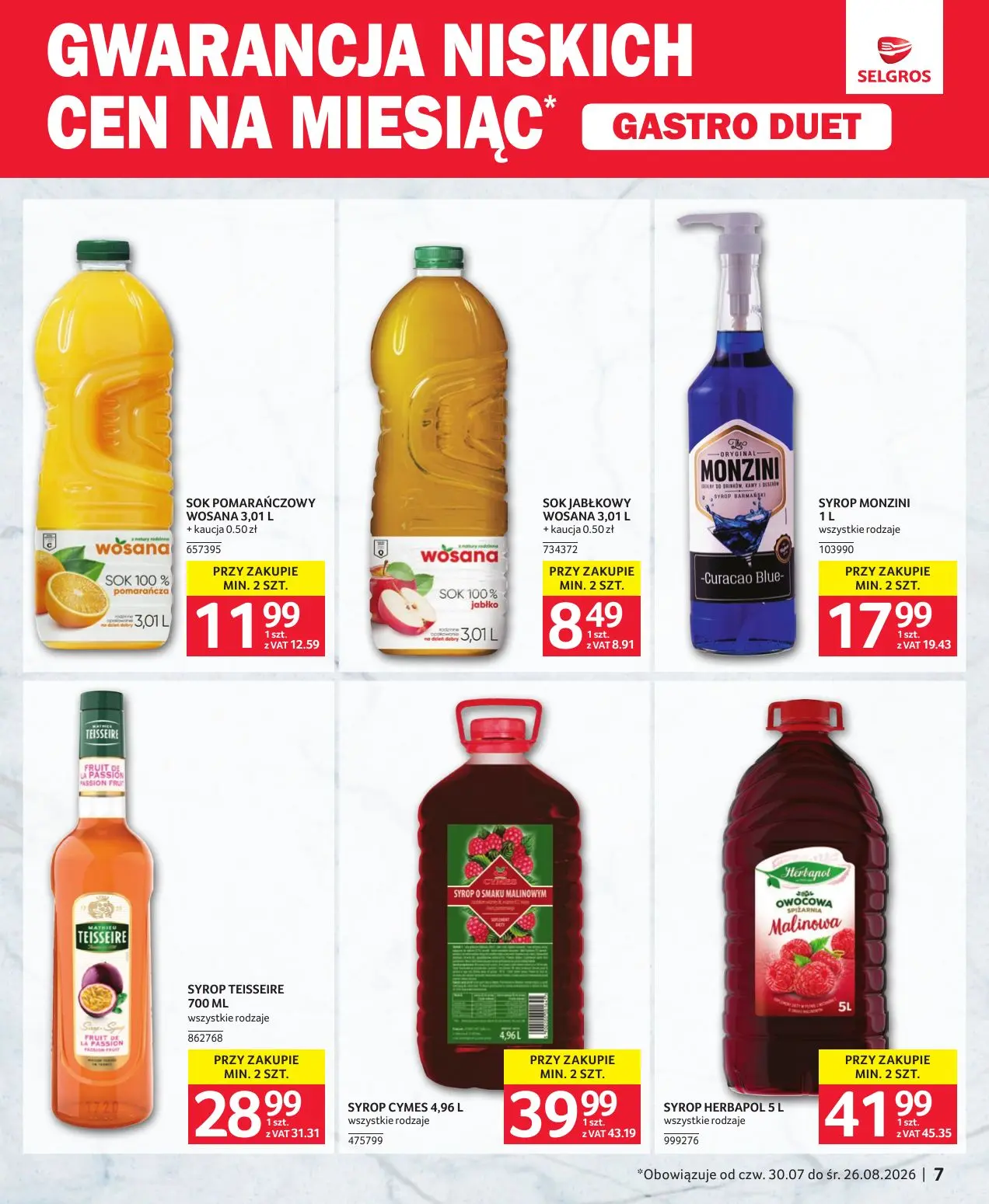 gazetka promocyjna SELGROS Gastro Duet - Strona 7