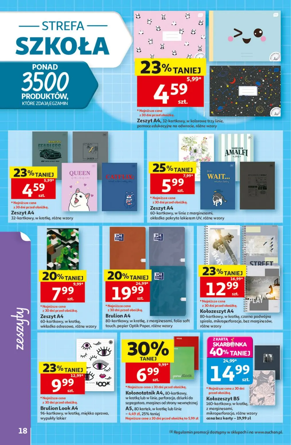 gazetka promocyjna Auchan Strefa Szkoła - Strona 18