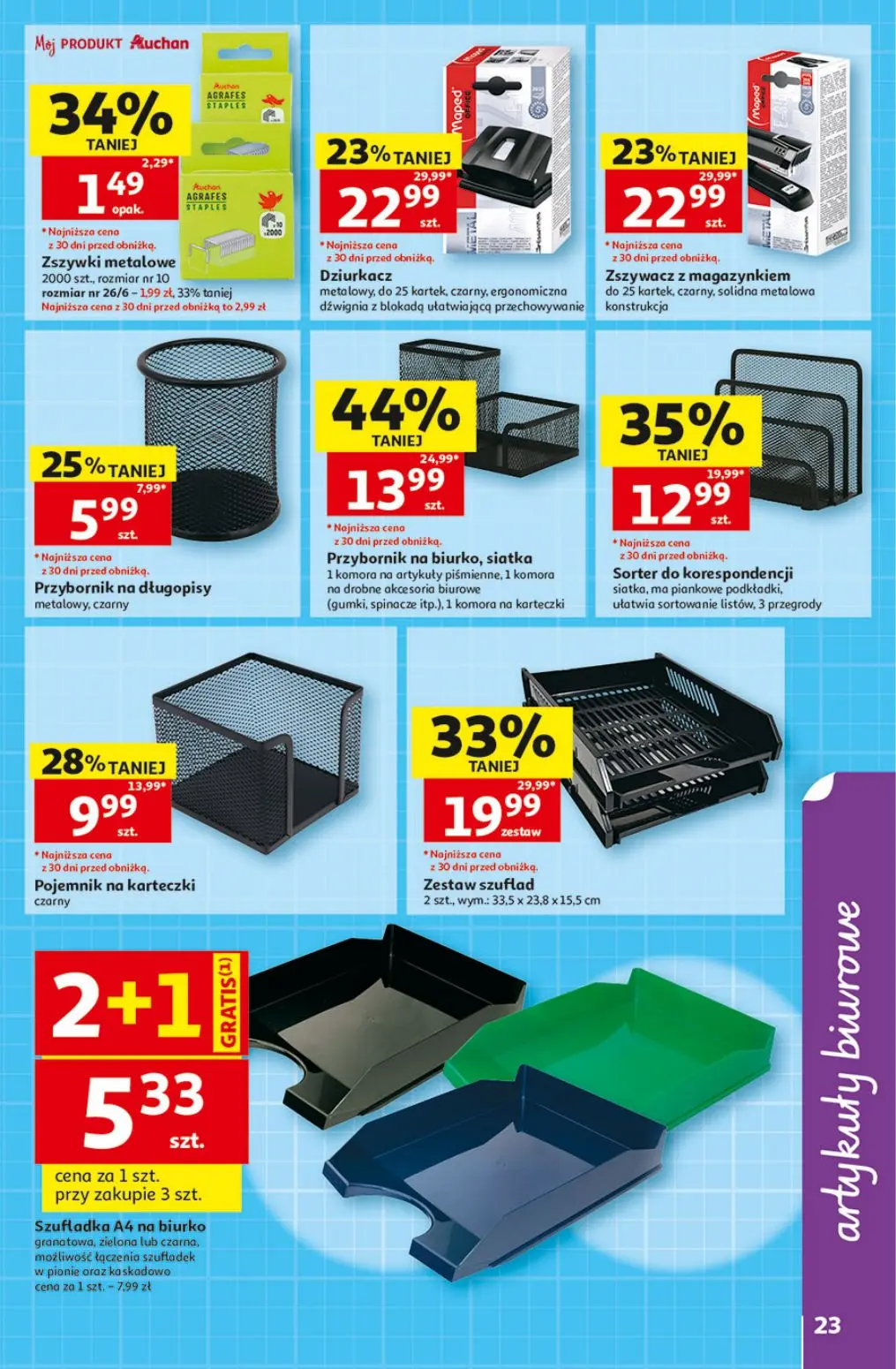 gazetka promocyjna Auchan Strefa Szkoła - Strona 23