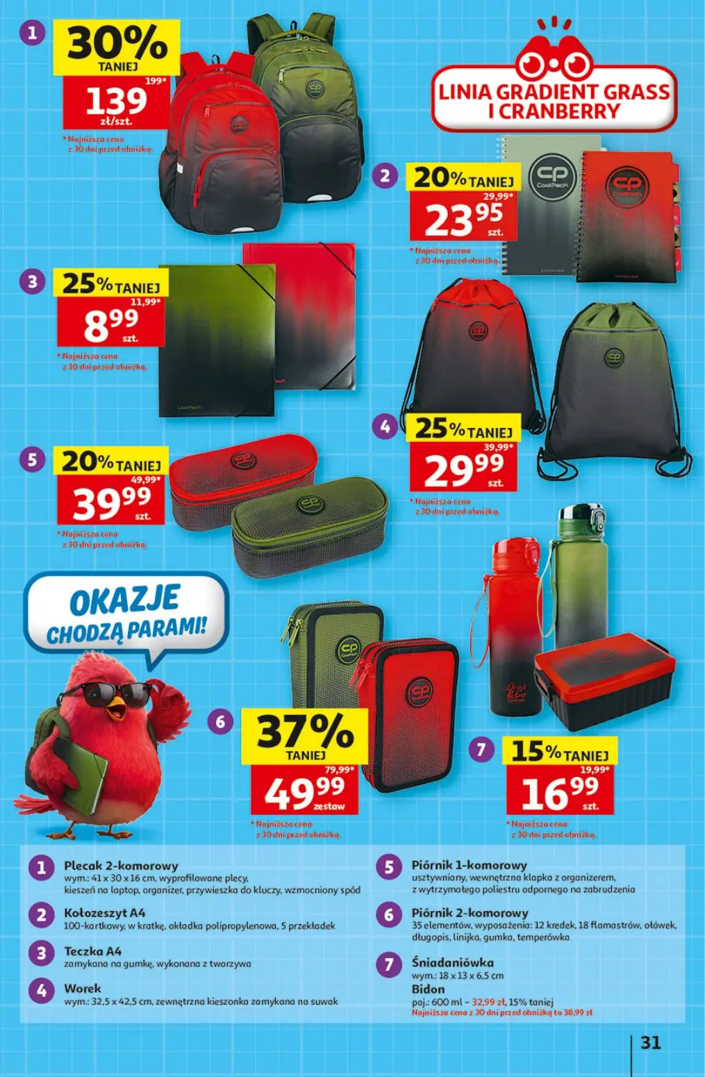 gazetka promocyjna Auchan Strefa Szkoła - Strona 31