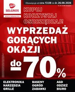 Gazetka promocyjna SELGROS, ważna od 2026-08-13 do 2026-08-26.