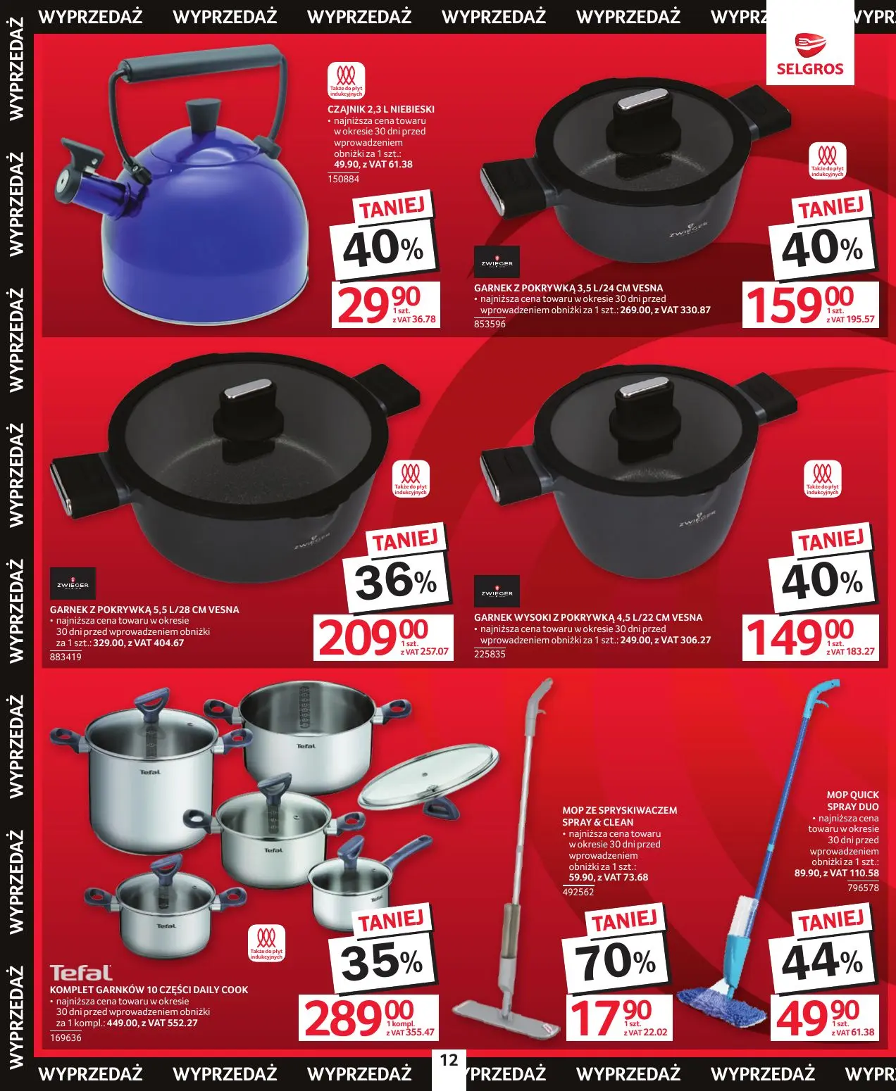 gazetka promocyjna SELGROS Totalna Wyprzedaż - Strona 12