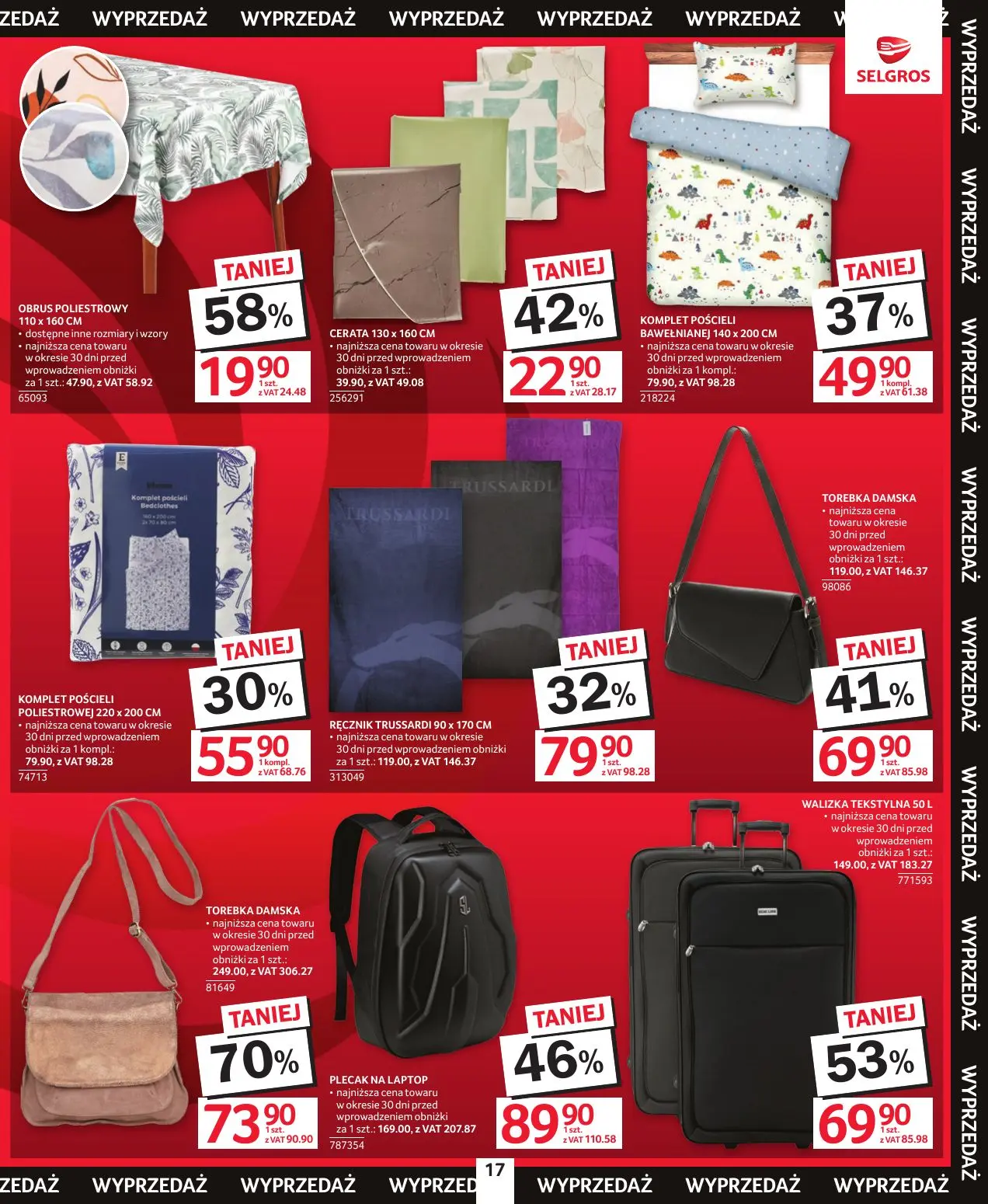 gazetka promocyjna SELGROS Totalna Wyprzedaż - Strona 17