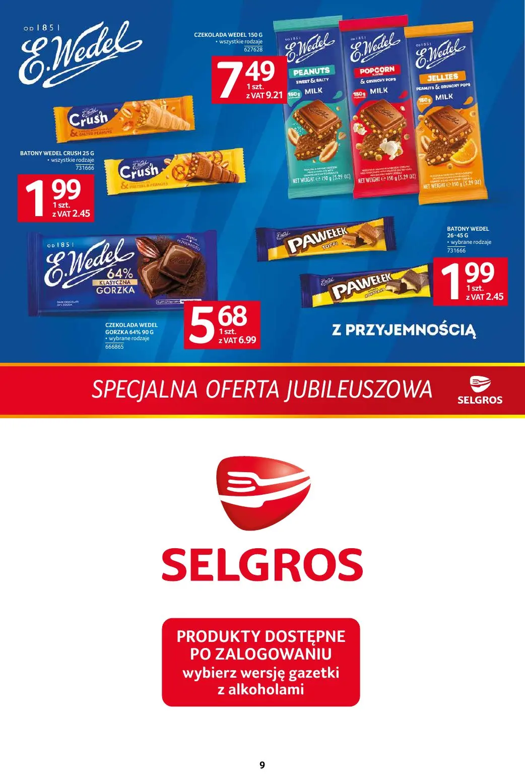 gazetka promocyjna SELGROS Specjalna Oferta Jubileuszowa
 - Strona 9