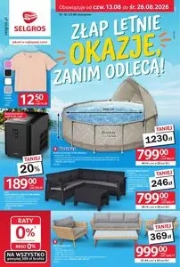 Gazetka promocyjna SELGROS, ważna od 2026-08-13 do 2026-08-26.