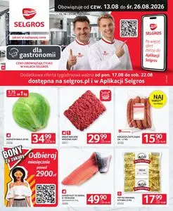 Gazetka promocyjna SELGROS, ważna od 2026-08-13 do 2026-08-26.