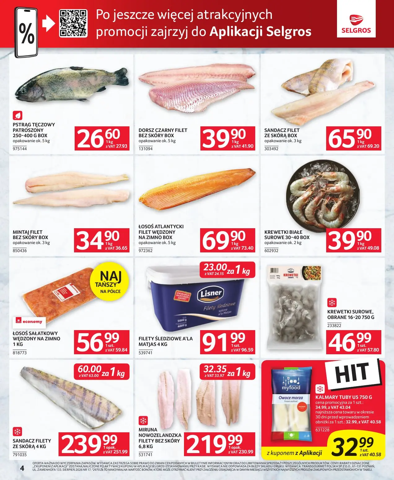 gazetka promocyjna SELGROS Oferta dla gastronomii - Strona 4