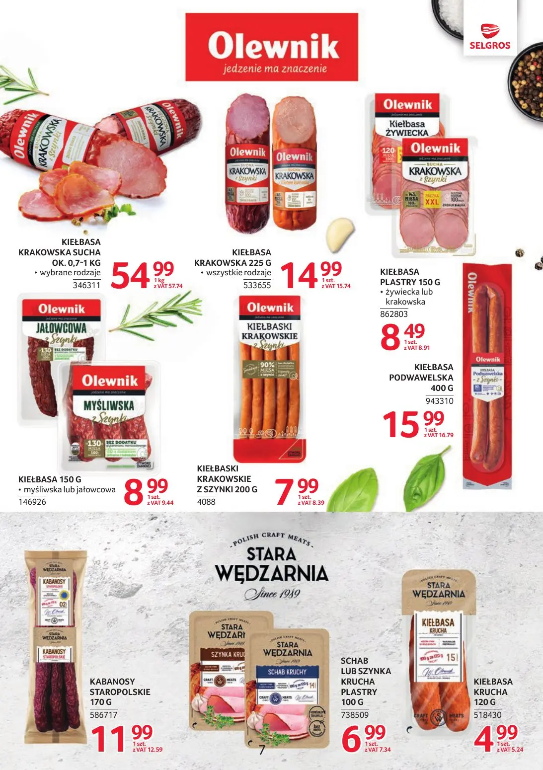 gazetka promocyjna SELGROS Katalog Markowe Produkty - Strona 7