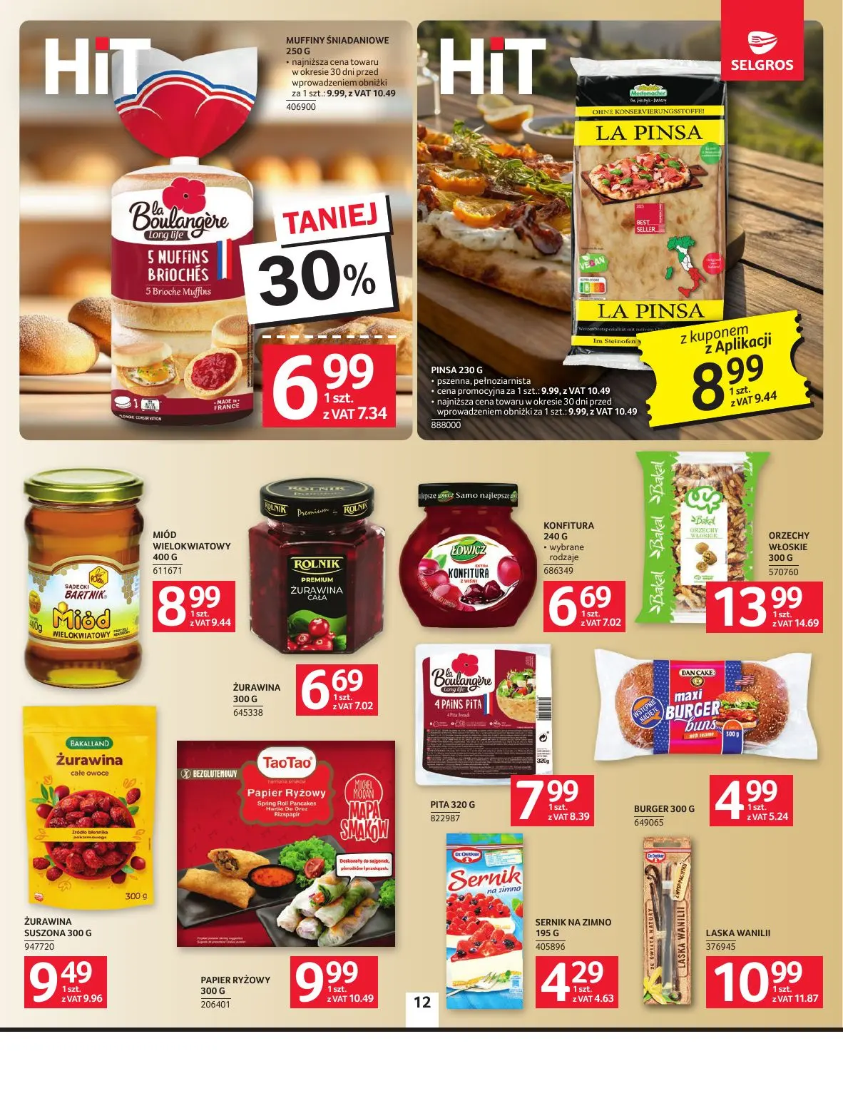 gazetka promocyjna SELGROS Oferta spożywcza - Strona 12
