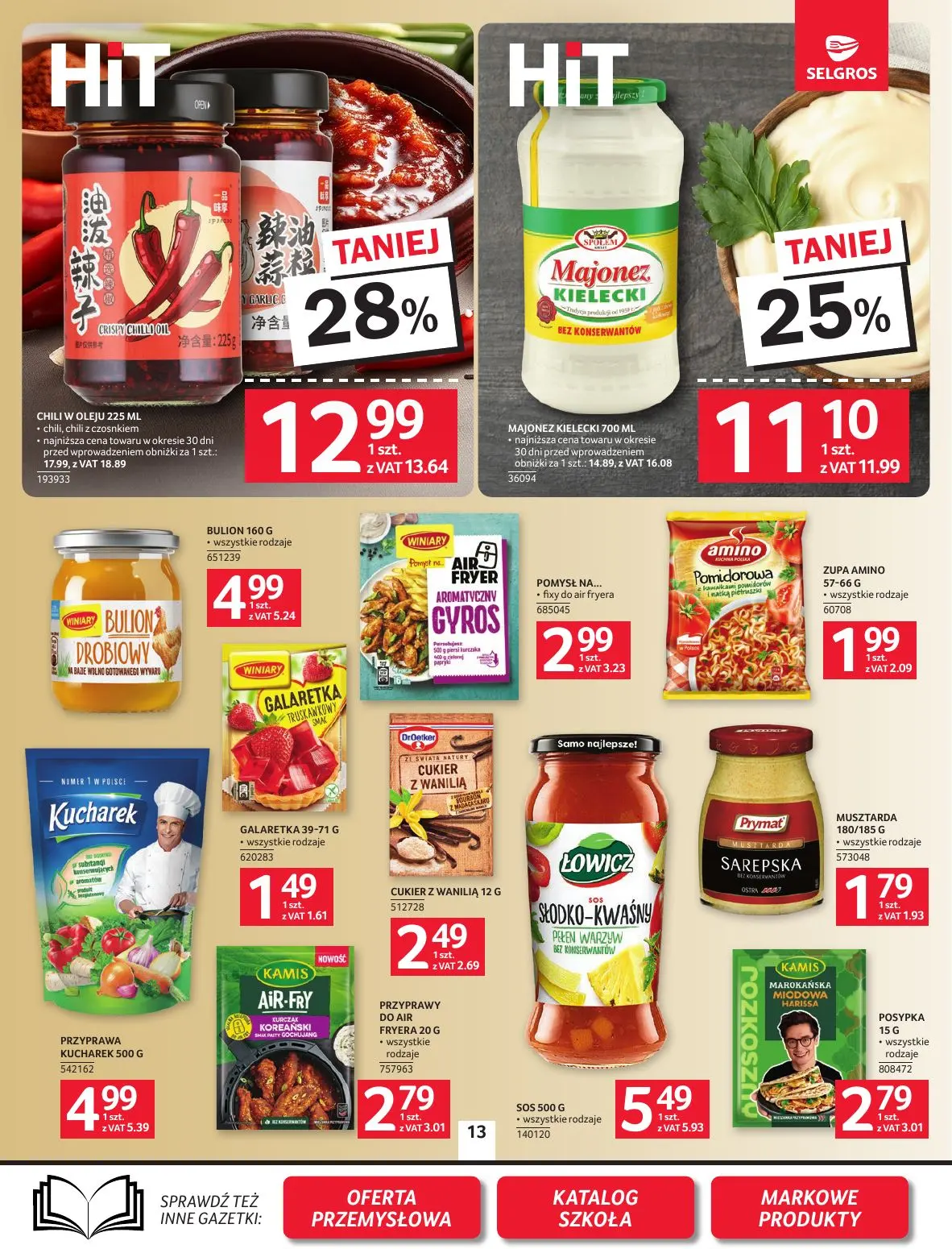 gazetka promocyjna SELGROS Oferta spożywcza - Strona 13