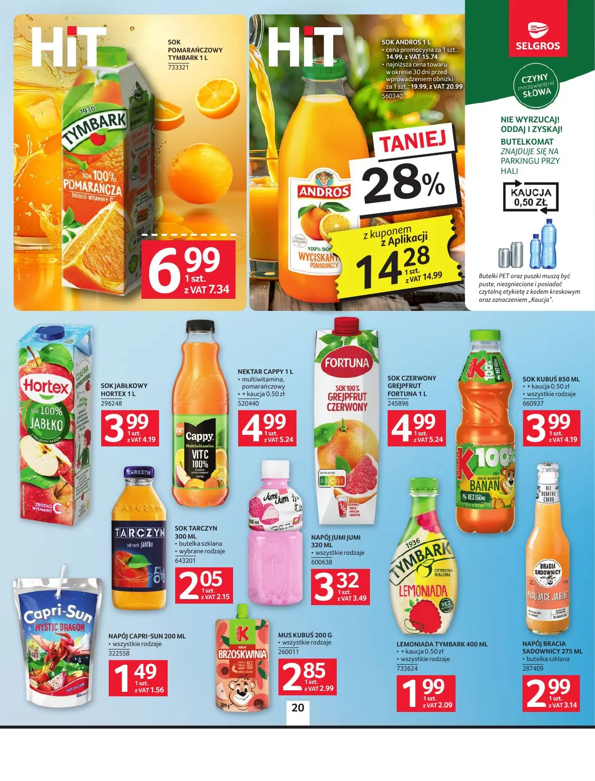gazetka promocyjna SELGROS Oferta spożywcza - Strona 20