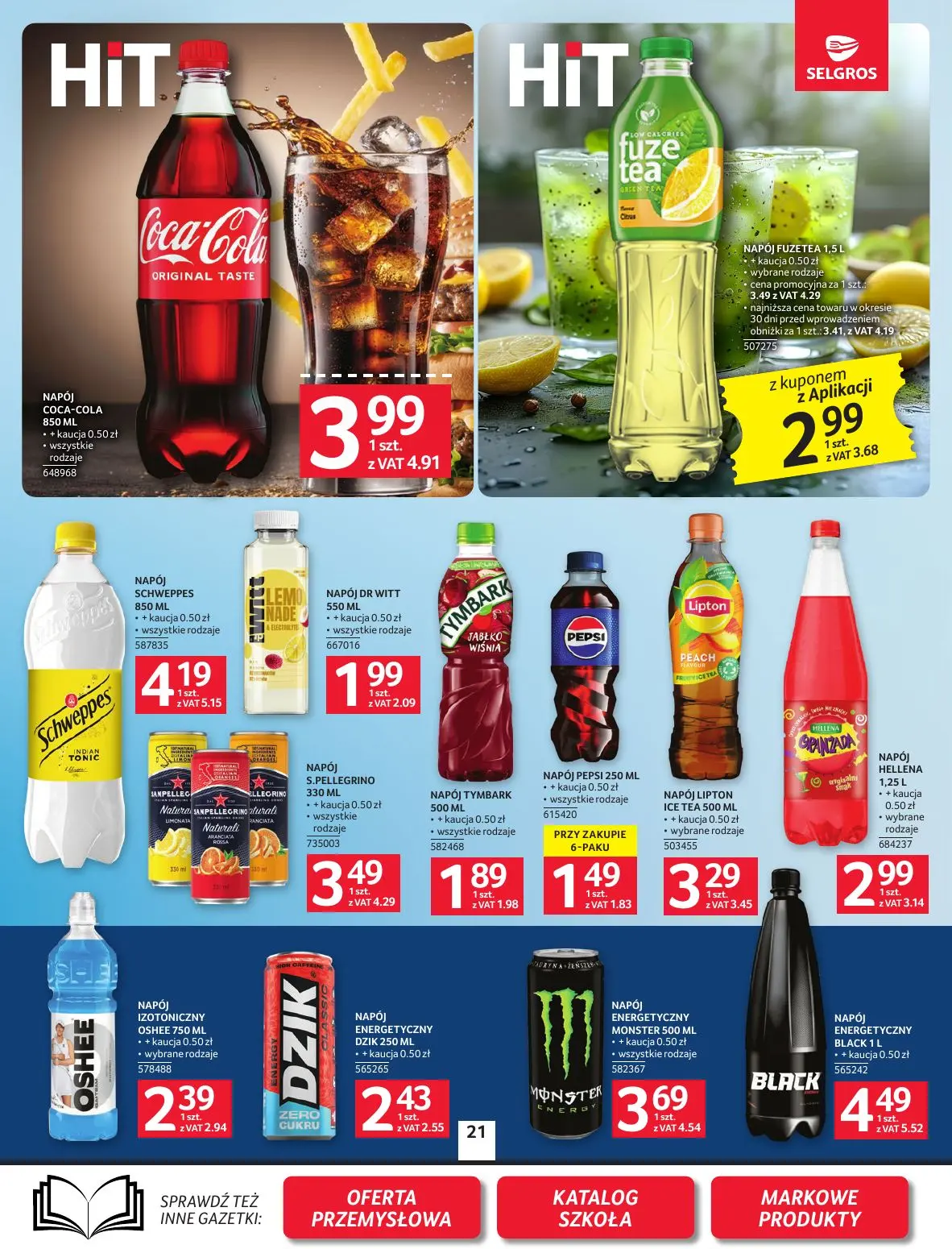 gazetka promocyjna SELGROS Oferta spożywcza - Strona 21