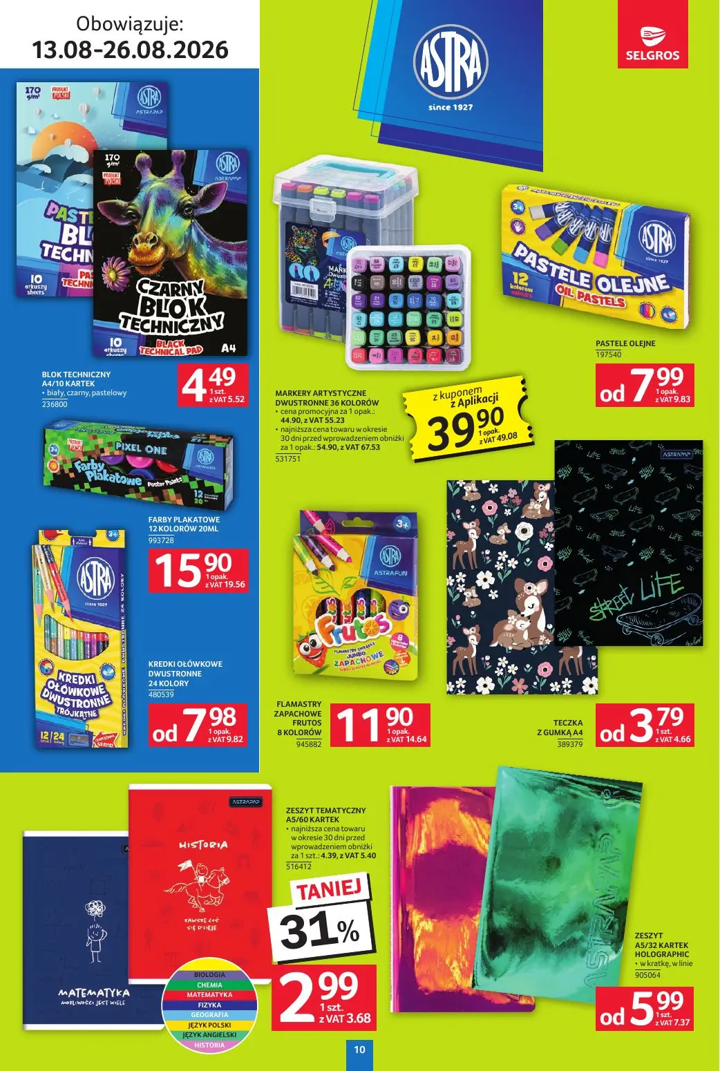 gazetka promocyjna SELGROS Katalog Szkola - Strona 10