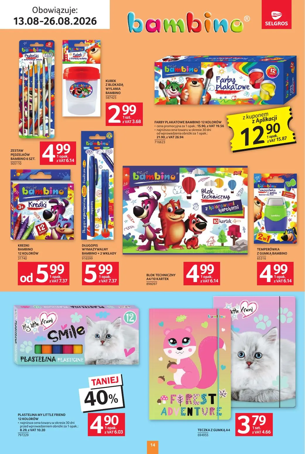 gazetka promocyjna SELGROS Katalog Szkola - Strona 14