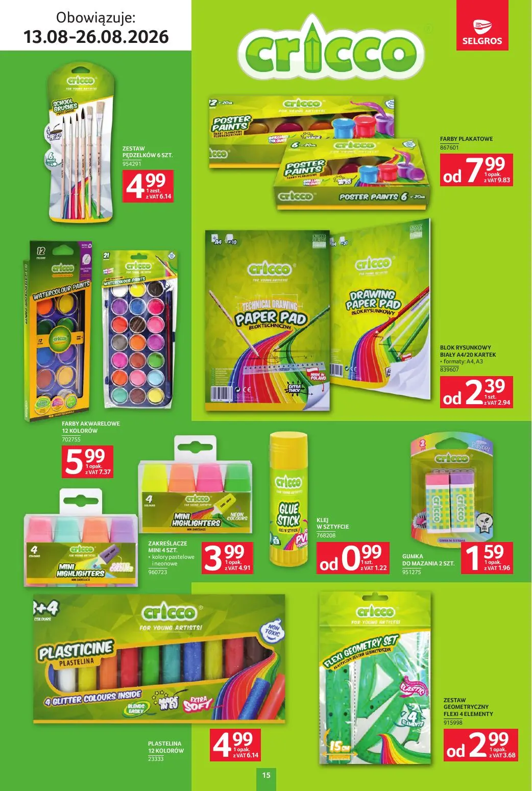 gazetka promocyjna SELGROS Katalog Szkola - Strona 15