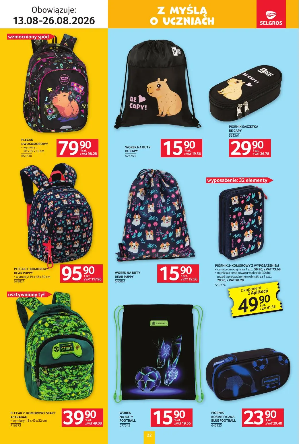gazetka promocyjna SELGROS Katalog Szkola - Strona 22
