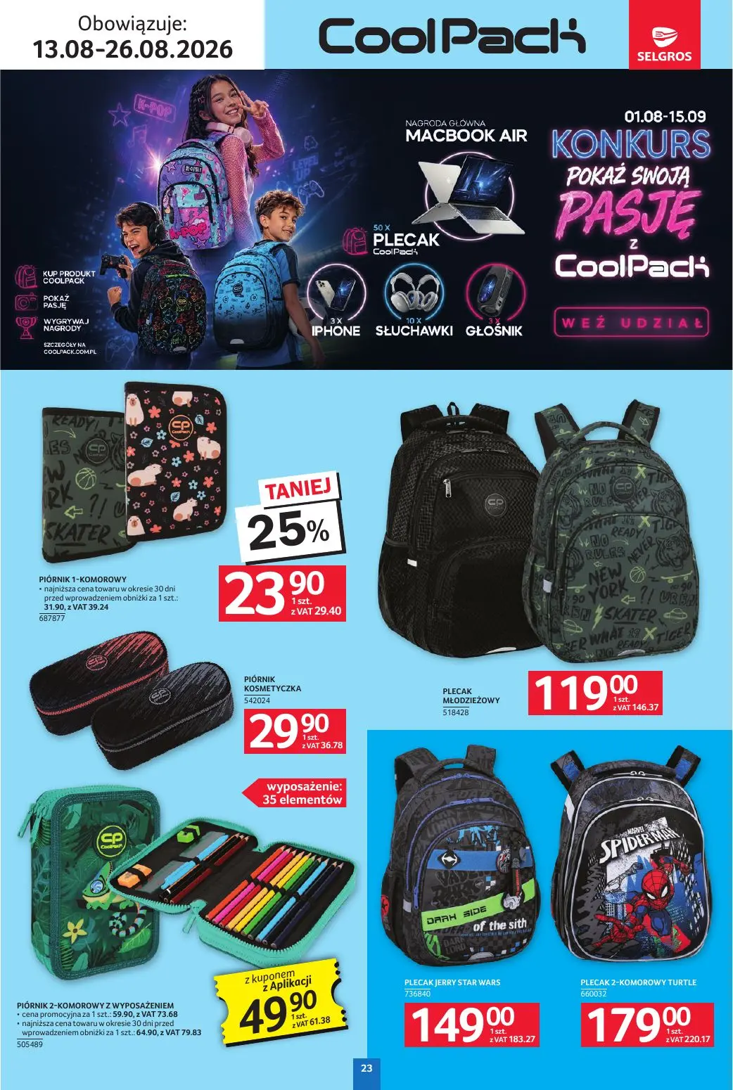 gazetka promocyjna SELGROS Katalog Szkola - Strona 23