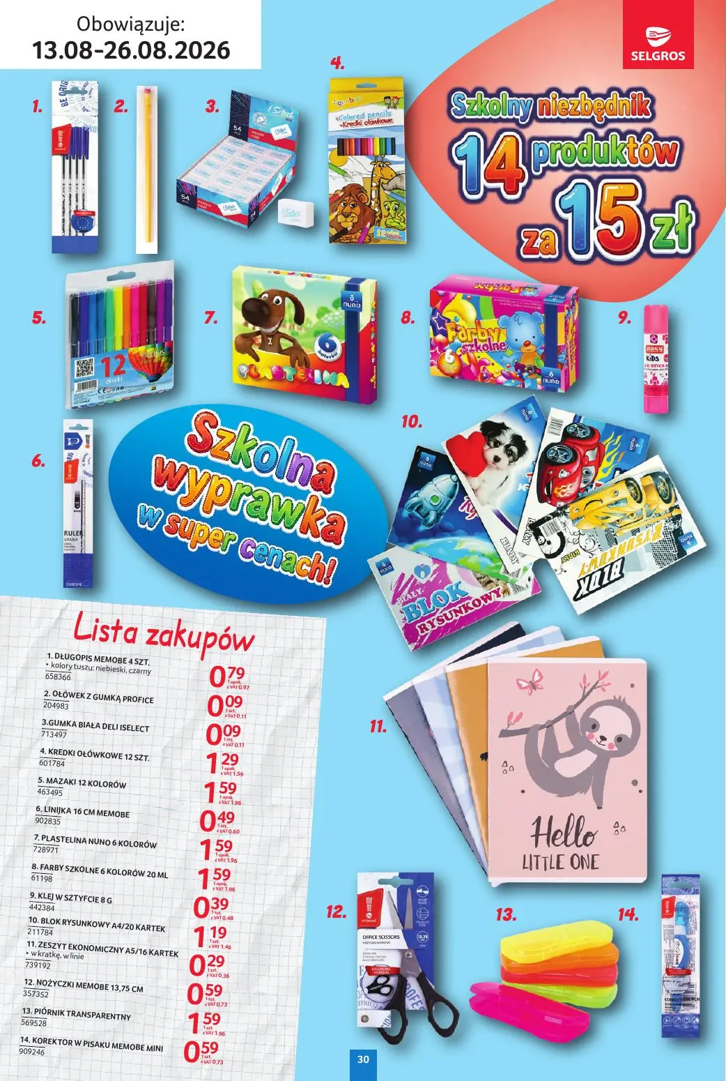 gazetka promocyjna SELGROS Katalog Szkola - Strona 30