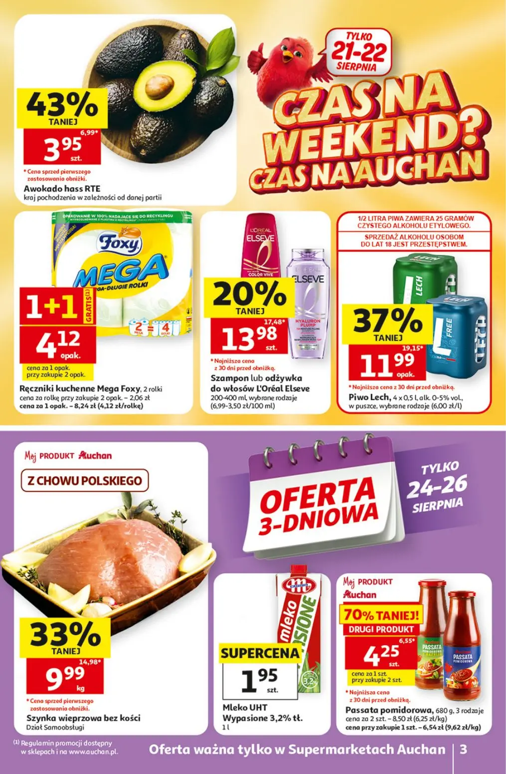 gazetka promocyjna Auchan Supermarket Strefa Szkoła - Strona 3