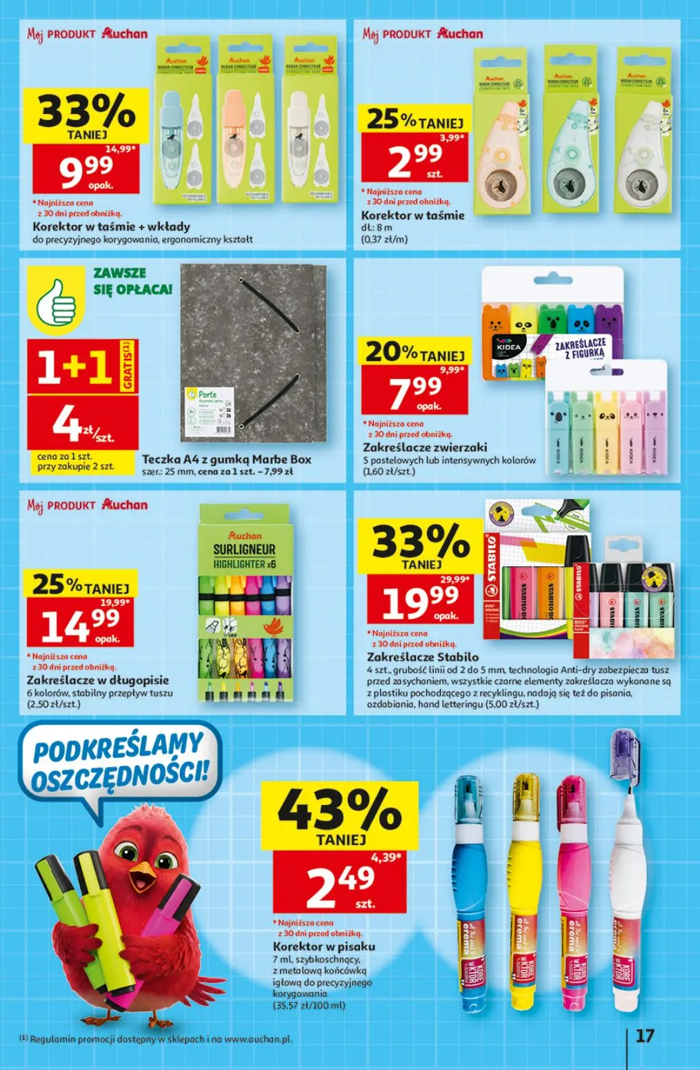 gazetka promocyjna Auchan Strefa Szkoła - Strona 17