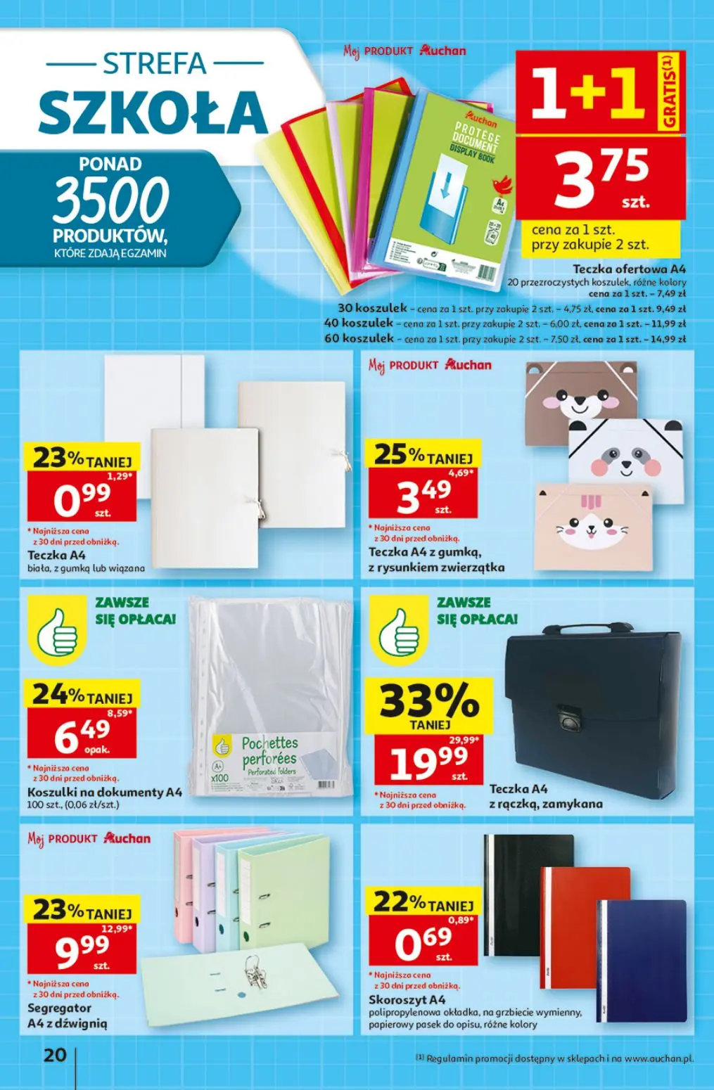 gazetka promocyjna Auchan Strefa Szkoła - Strona 20
