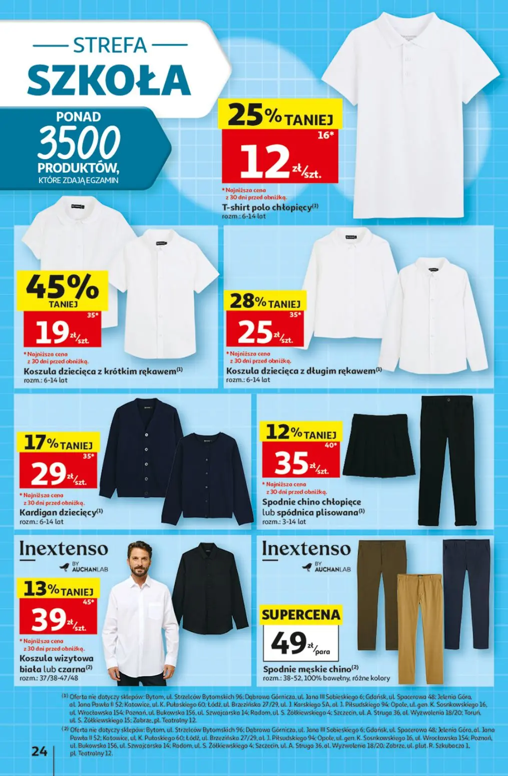 gazetka promocyjna Auchan Strefa Szkoła - Strona 24