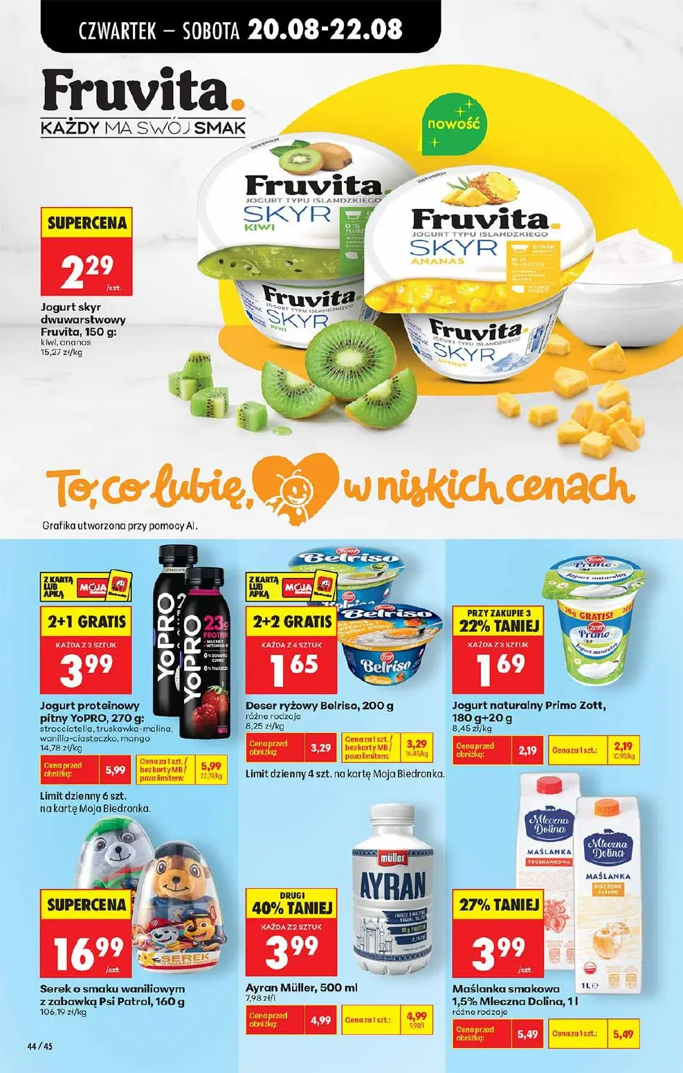 gazetka promocyjna Biedronka Od czwartku - Strona 44