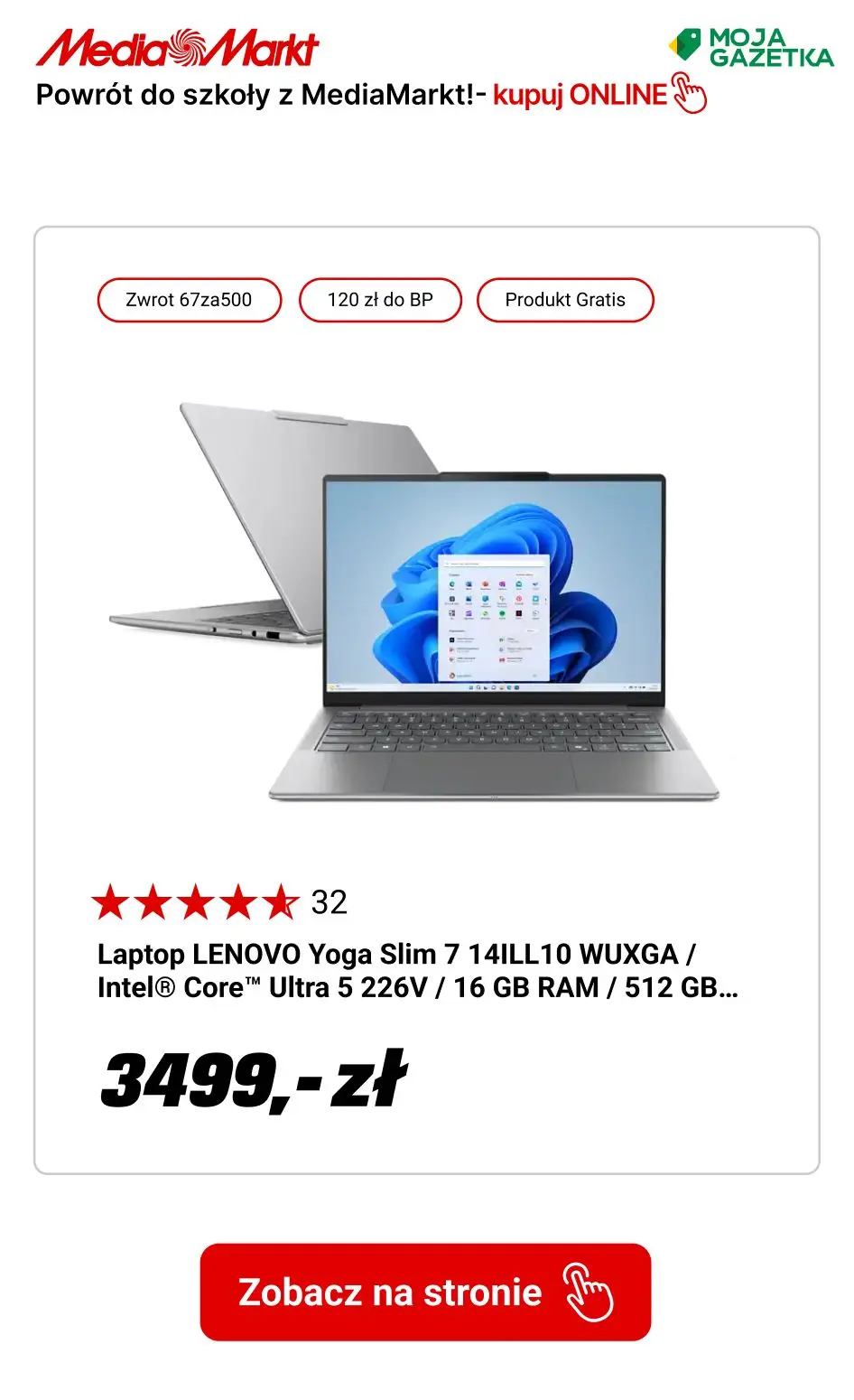 gazetka promocyjna Media Markt Powrót do szkoły w MediaMarkt! - Strona 3