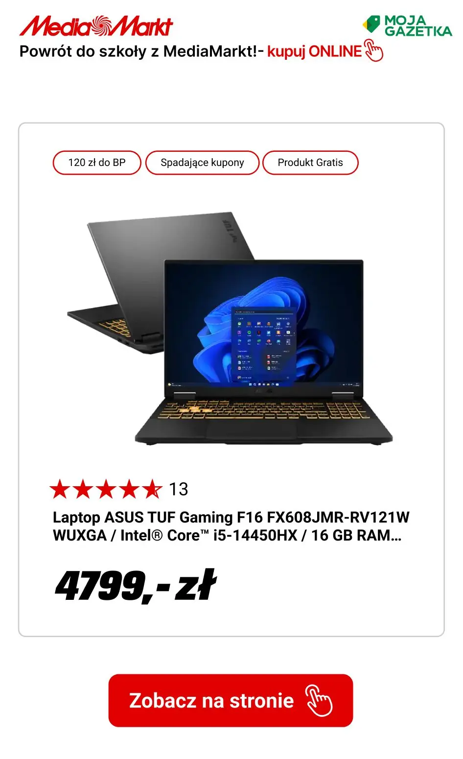 gazetka promocyjna Media Markt Powrót do szkoły w MediaMarkt! - Strona 4