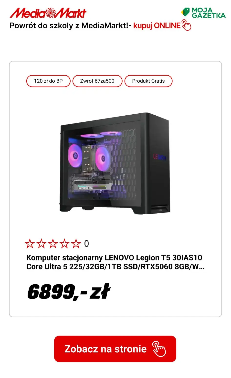 gazetka promocyjna Media Markt Powrót do szkoły w MediaMarkt! - Strona 6