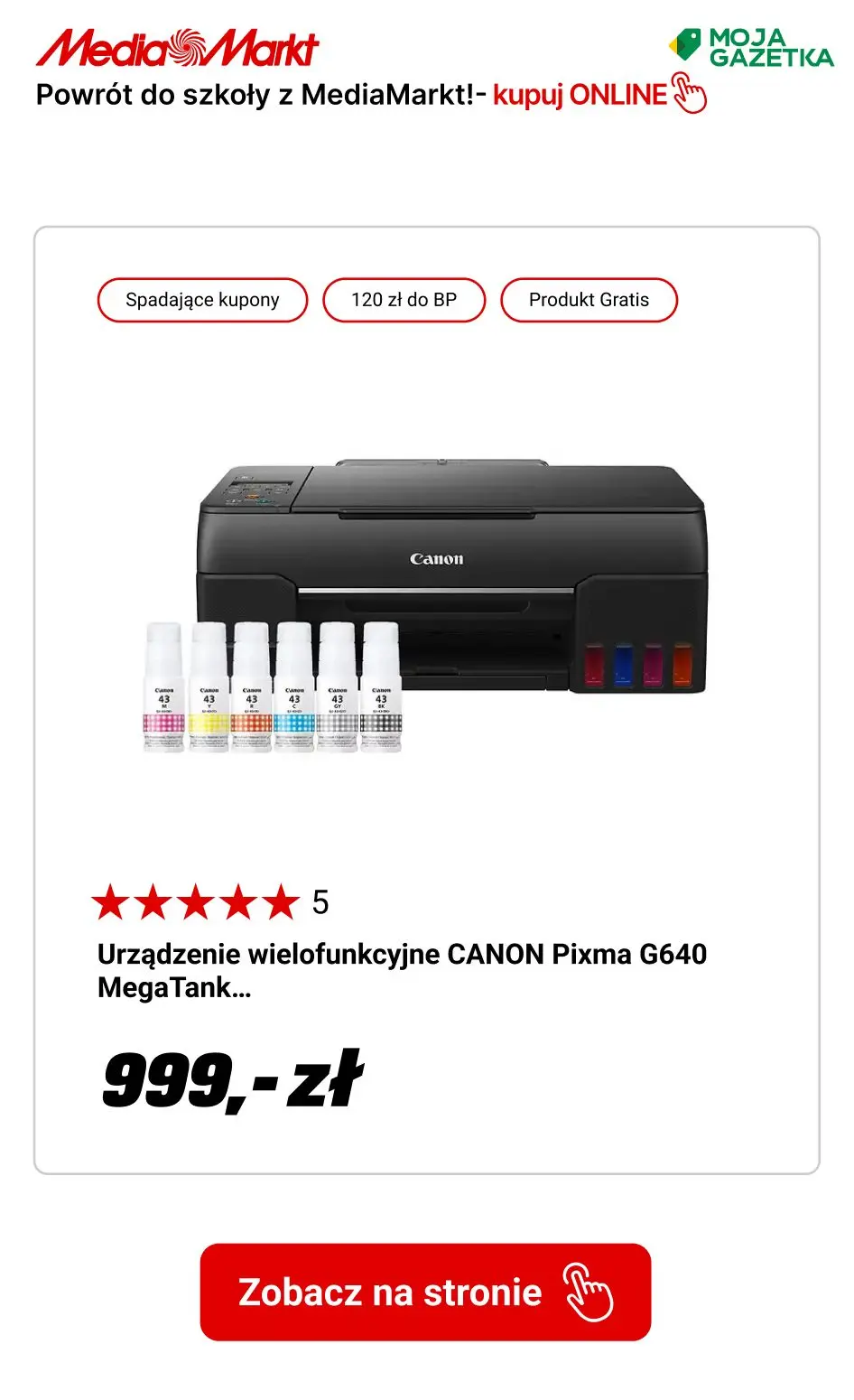 gazetka promocyjna Media Markt Powrót do szkoły w MediaMarkt! - Strona 7