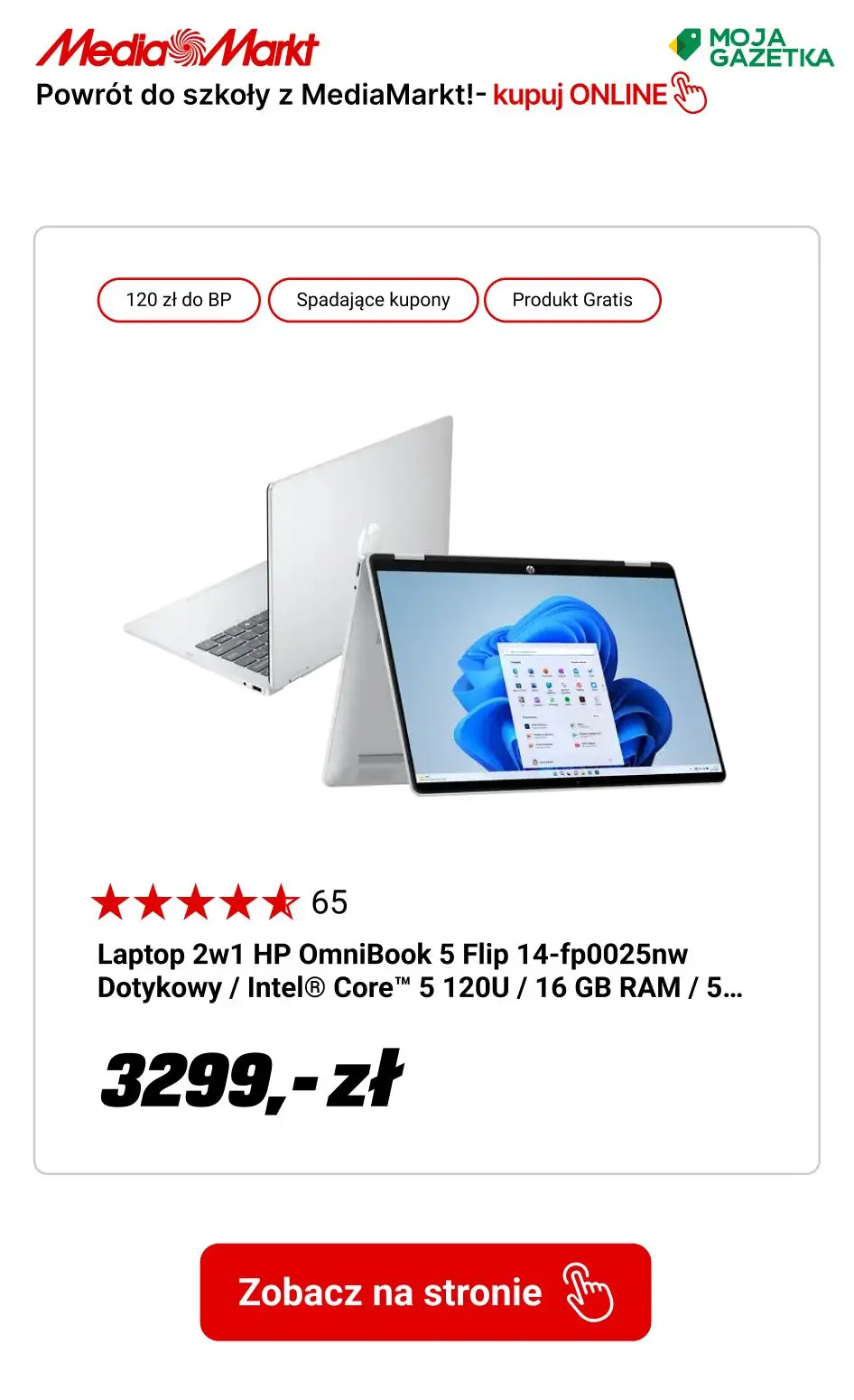 gazetka promocyjna Media Markt Powrót do szkoły w MediaMarkt! - Strona 8