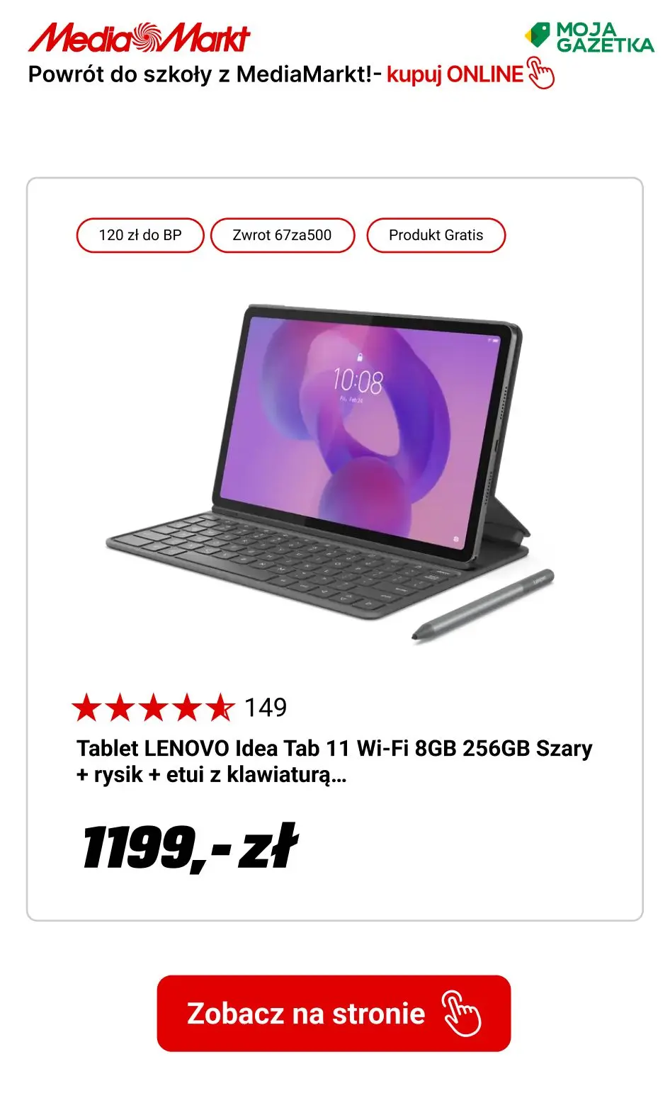 gazetka promocyjna Media Markt Powrót do szkoły w MediaMarkt! - Strona 9