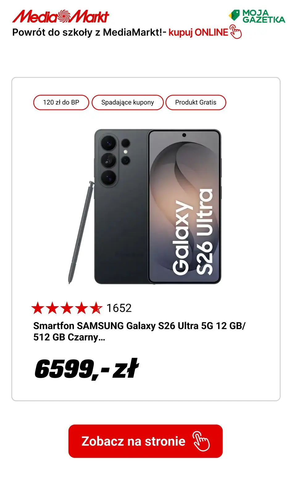 gazetka promocyjna Media Markt Powrót do szkoły w MediaMarkt! - Strona 11