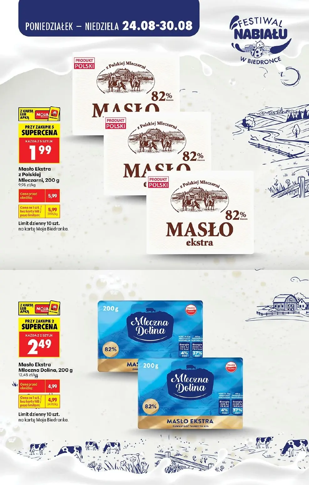 gazetka promocyjna Biedronka Festiwal nabiału - Strona 2