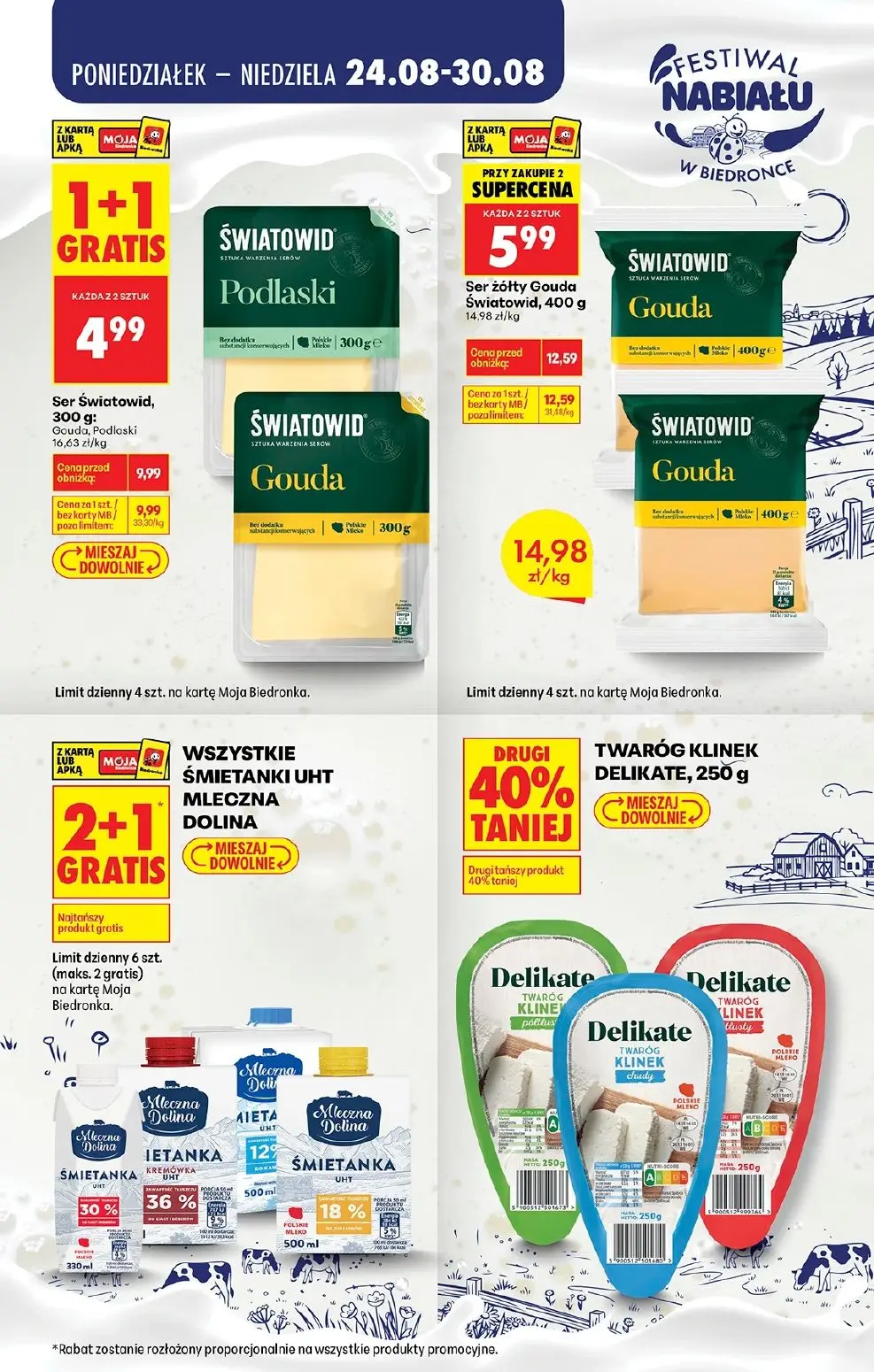 gazetka promocyjna Biedronka Festiwal nabiału - Strona 3