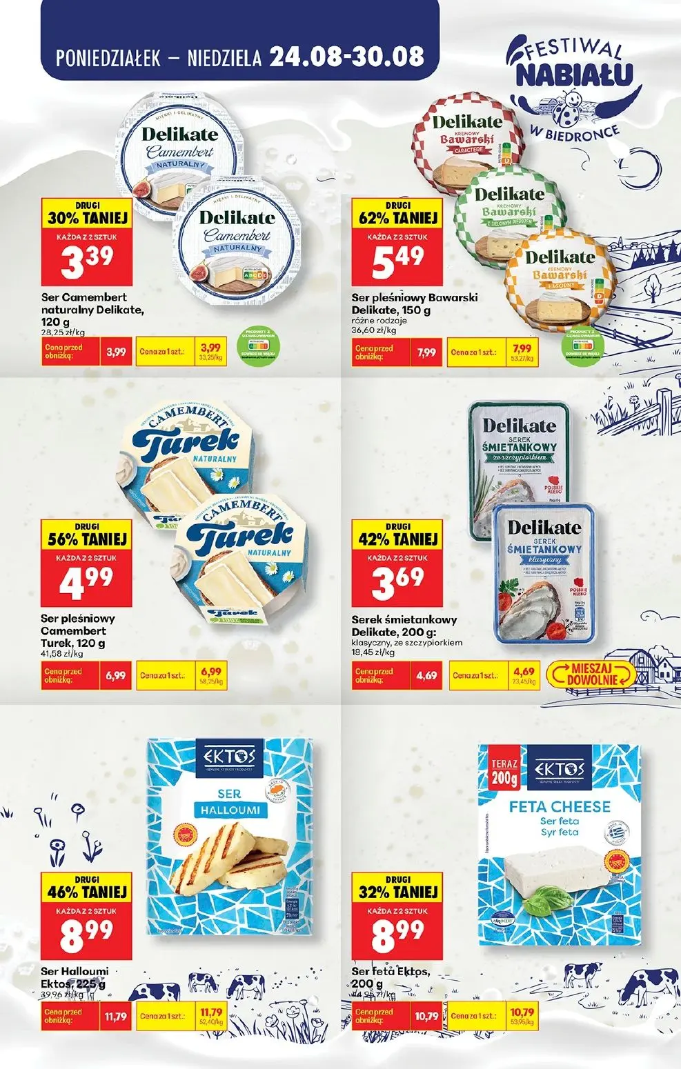gazetka promocyjna Biedronka Festiwal nabiału - Strona 4