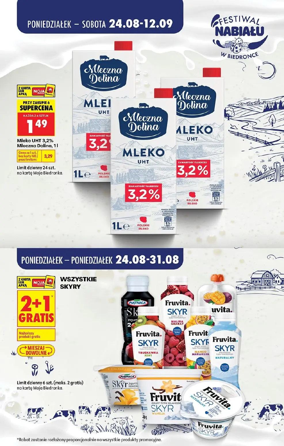 gazetka promocyjna Biedronka Festiwal nabiału - Strona 8