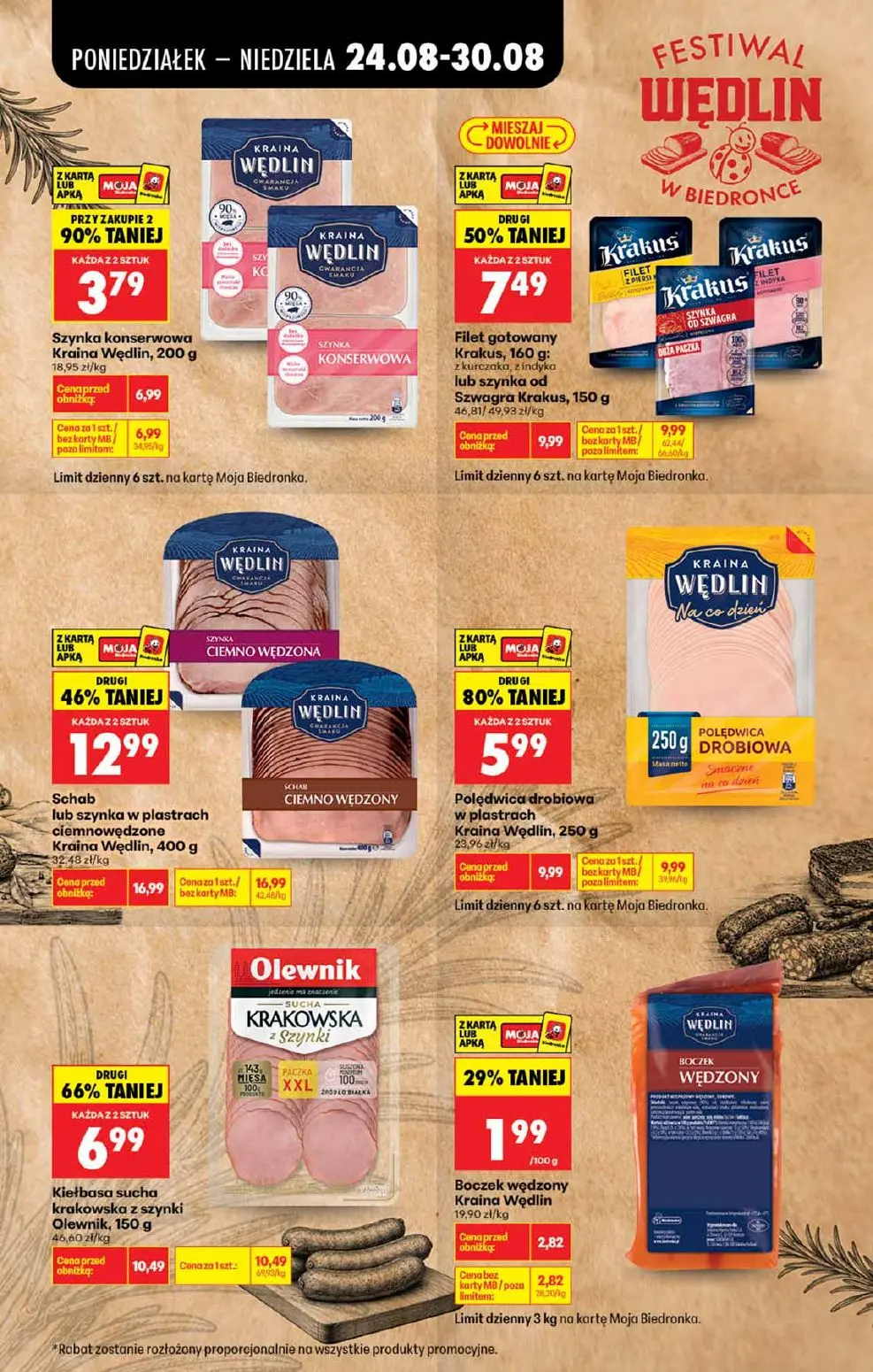 gazetka promocyjna Biedronka Festiwal wędlin - Strona 4