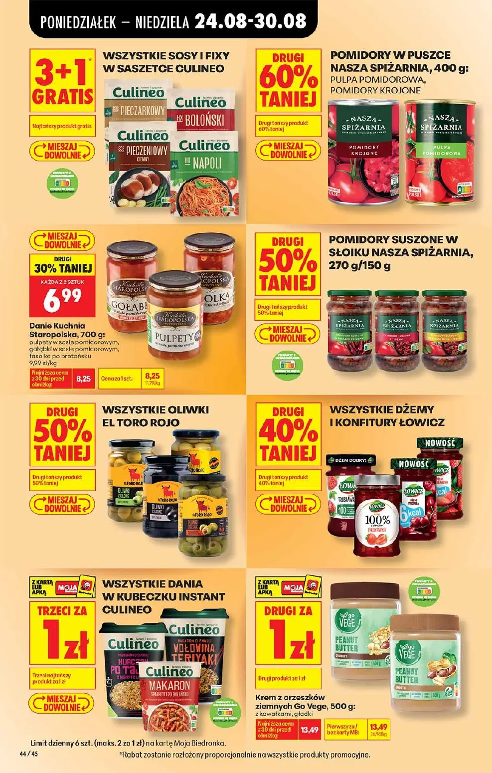 gazetka promocyjna Biedronka Od poniedziałku - Strona 44