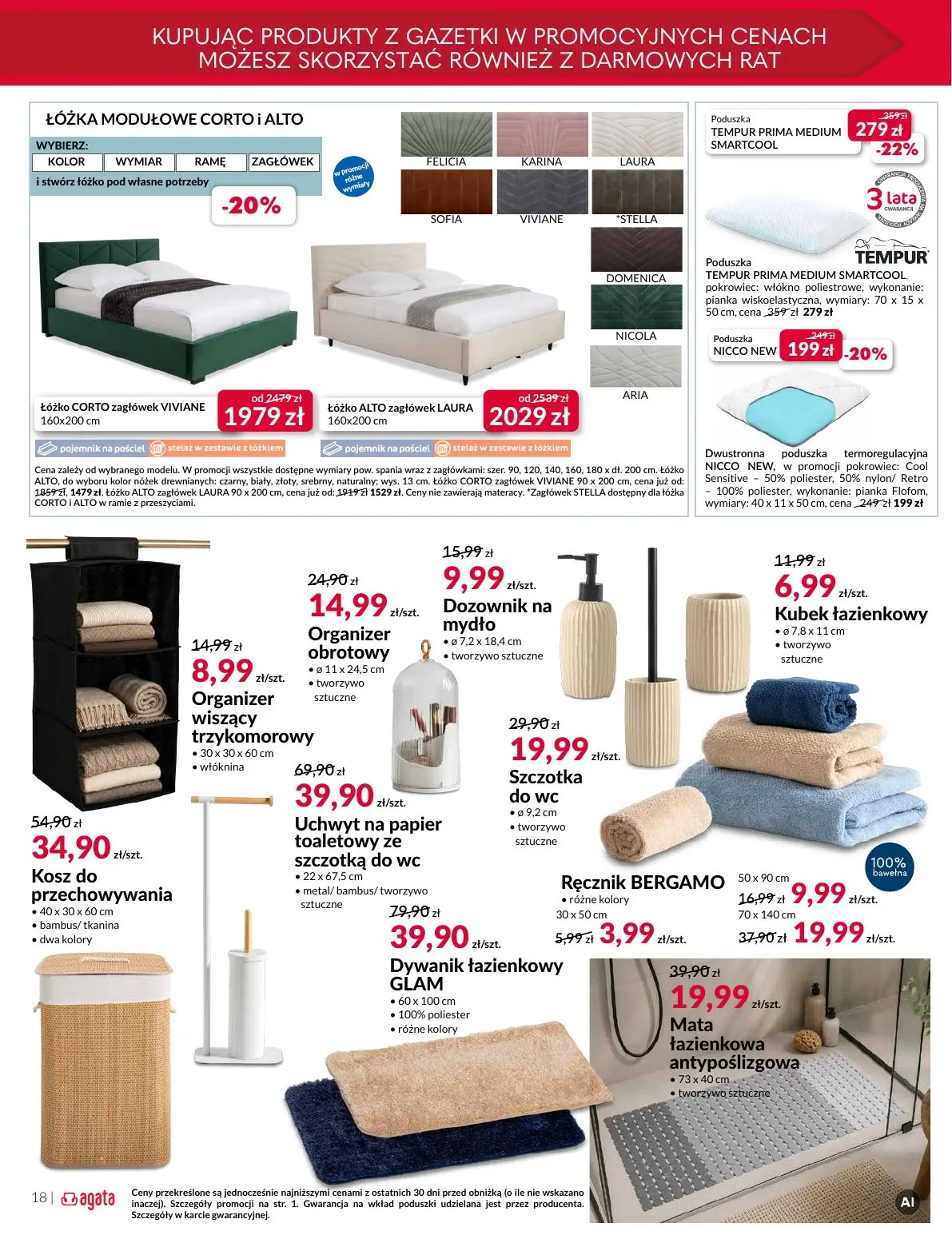 gazetka promocyjna Agata Meble i dodatki w jeszcze niższych cenach - Strona 18