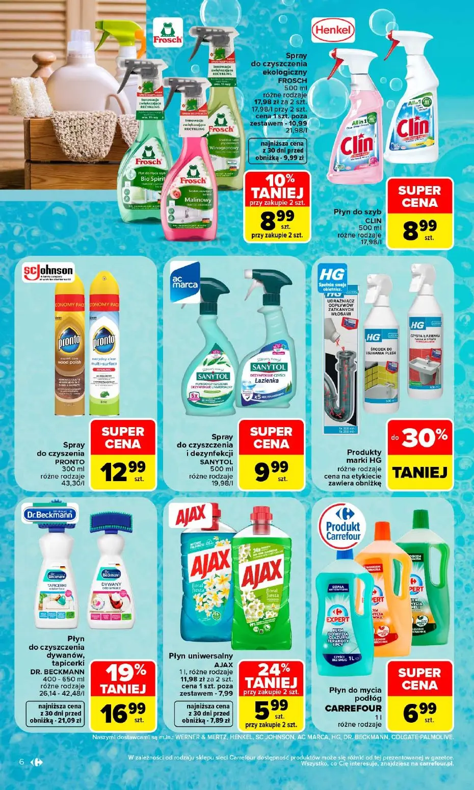 gazetka promocyjna Carrefour Porządki pełne okazji. - Strona 6
