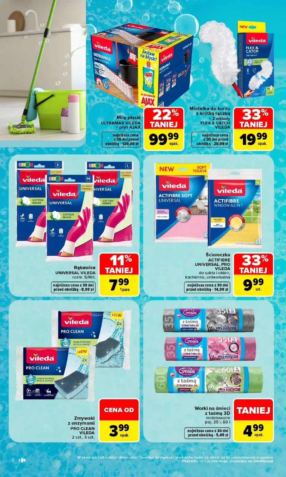 gazetka promocyjna Carrefour Porządki pełne okazji. - Strona 8