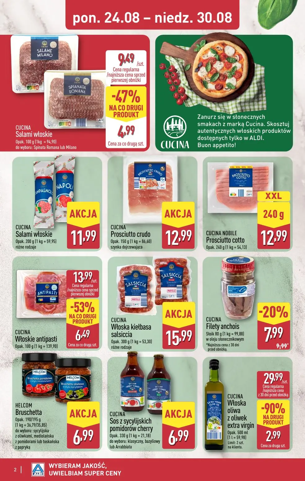 gazetka promocyjna ALDI Kuchnia WŁOSKA 🍝 - Strona 2