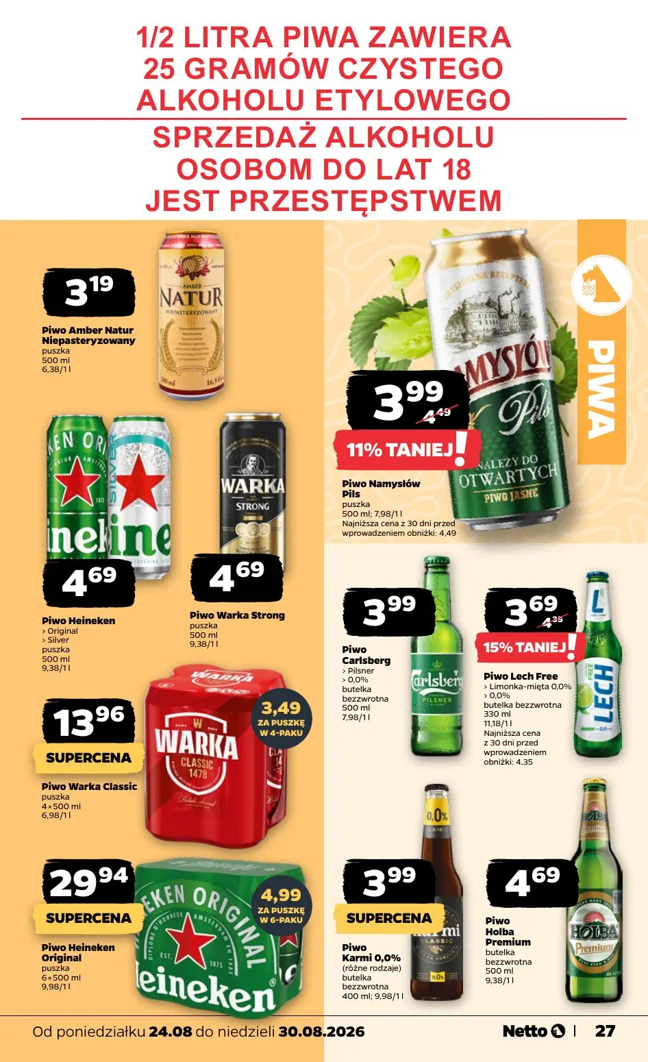 gazetka promocyjna NETTO Gazetka spożywcza - Strona 27
