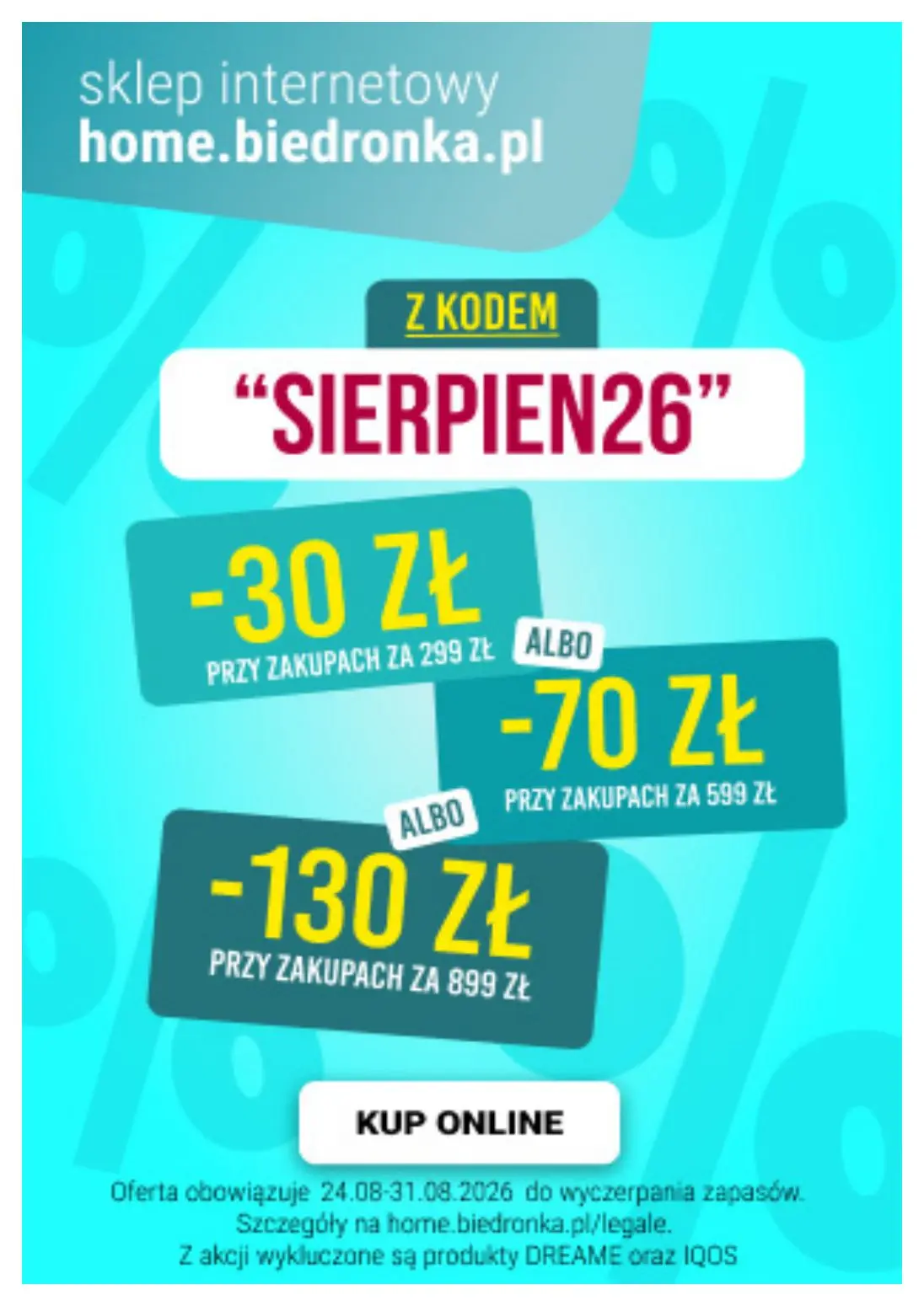 gazetka promocyjna Biedronka Biedronkowe oszczędności - Strona 8