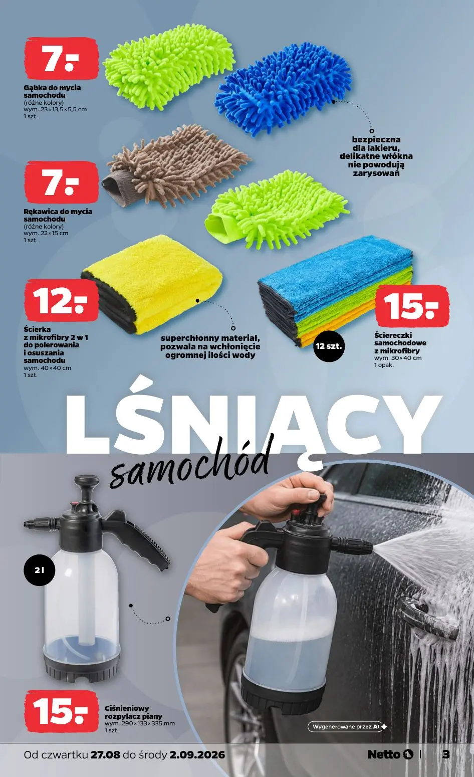 gazetka promocyjna NETTO Samochodowy niezbędnik i nie tylko! - Strona 3