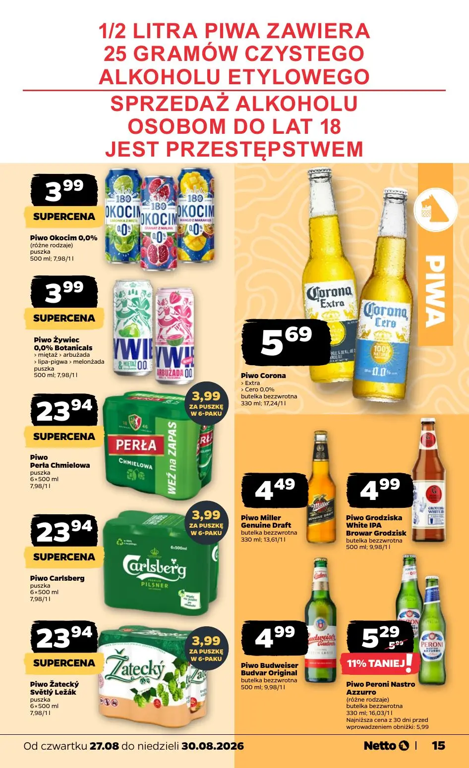 gazetka promocyjna NETTO Gazetka spożywcza - Strona 15