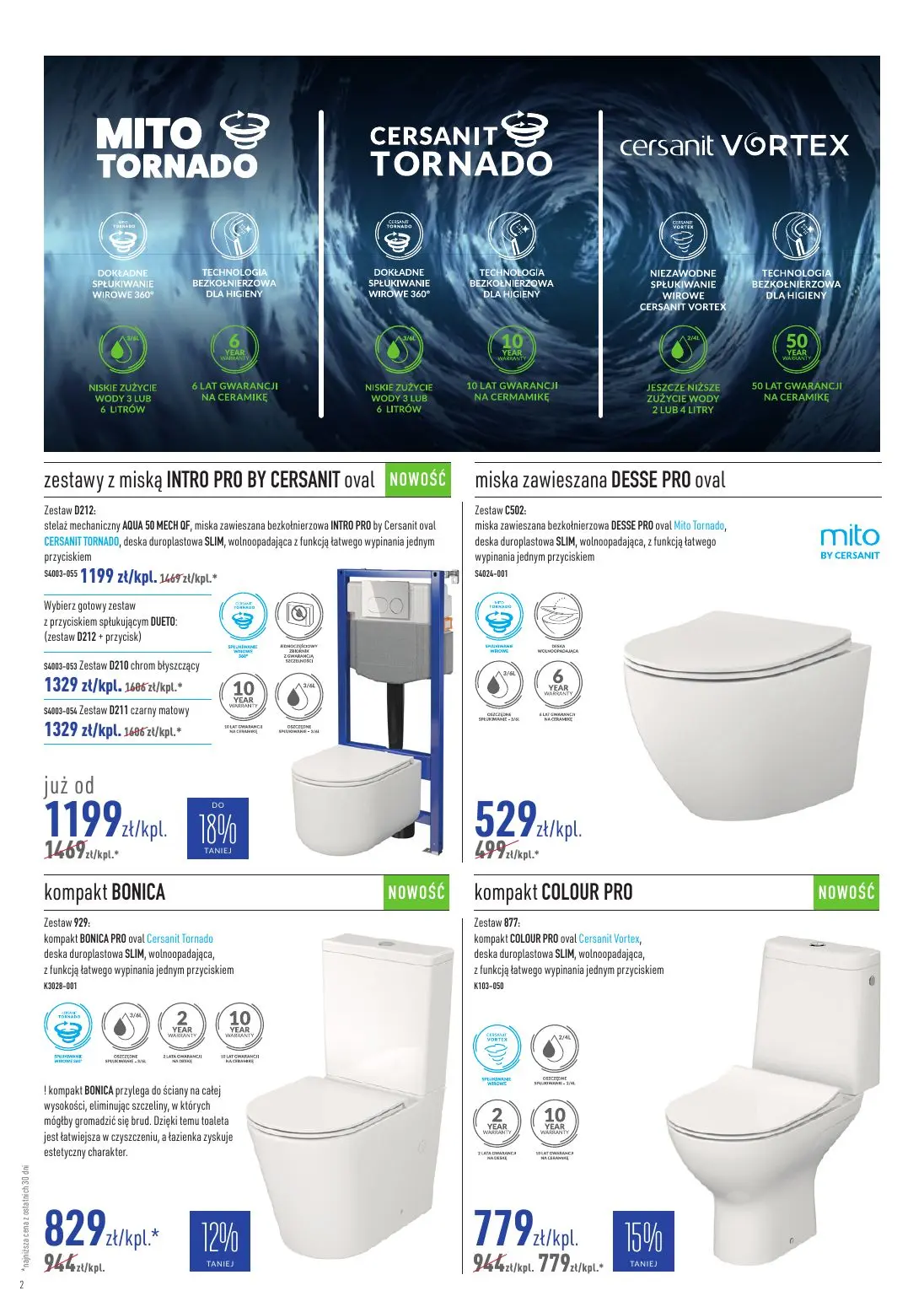 gazetka promocyjna Cersanit Moc promocji - Strona 2