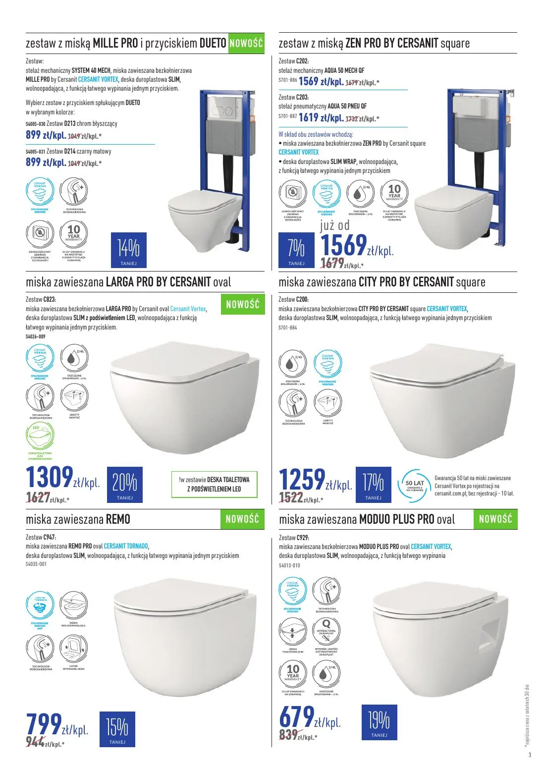 gazetka promocyjna Cersanit Moc promocji - Strona 3